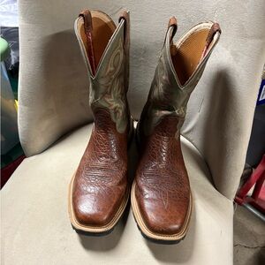 Twisted X Brown and Olive Men's Boots
